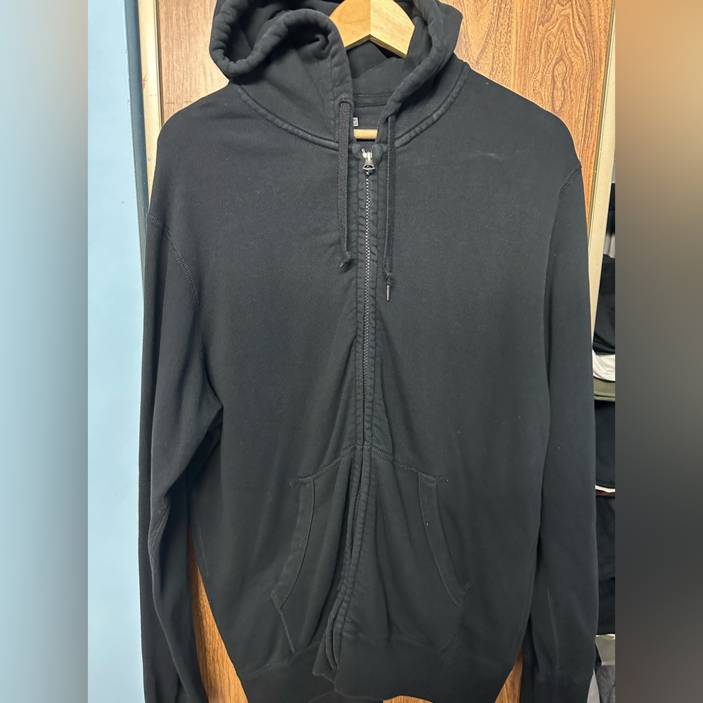 Uniqlo Black Zip Up Hoodie